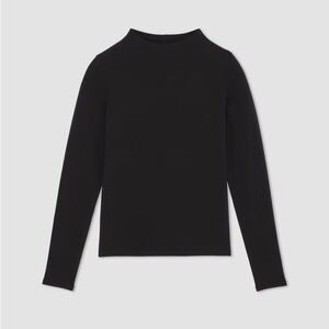 Everlane The Supima® Form Funnel Neck Tee in Black